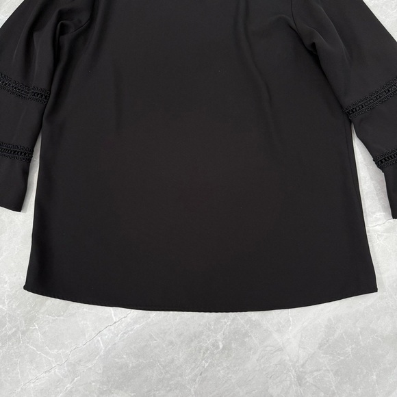 Women’s Calvin Klein Bell Long Sleeve Top With Crochet Medium - Picture 4 of 16